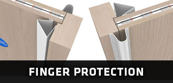 Hinge Guards To Prevent Finger Trapping In Doors