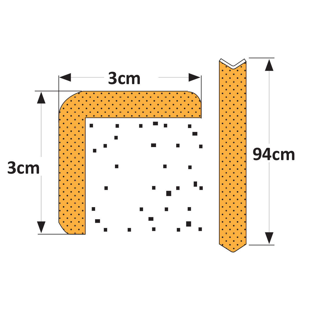 Astro Corner Guard Cork Measurements